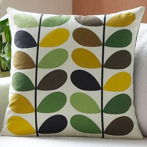 Orla Kiely Multi Stem Filled Cushion 50cm x 50cm Fern Ochre