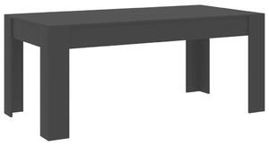 Dining Table Black 180x90x76 cm Chipboard