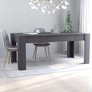 Dining Table Grey 180x90x76 cm Chipboard