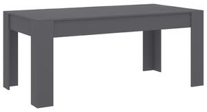 Dining Table Grey 180x90x76 cm Engineered Wood