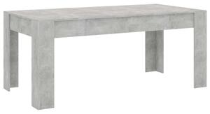 Dining Table Concrete Grey 180x90x76 cm Chipboard