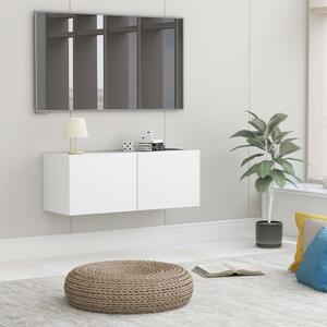 TV Cabinet White 80x30x30 cm Engineered Wood