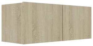 TV Cabinet Sonoma Oak 80x30x30 cm Engineered Wood