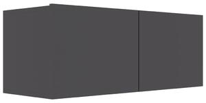 TV Cabinet Grey 80x30x30 cm Engineered Wood