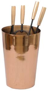 Contemporary Copper Companion Set