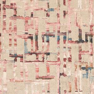 Clarke & Clarke Quadrata Velvet Fabric Blush Natural