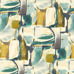 Clarke & Clarke Figura Fabric Teal Mineral
