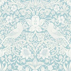 William Morris Strawberry Thief Jacquard Fabric Mineral