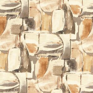 Clarke & Clarke Figura Fabric Linen Charcoal