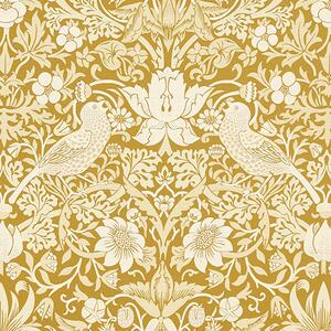 William Morris Strawberry Thief Jacquard Fabric Chartreuse