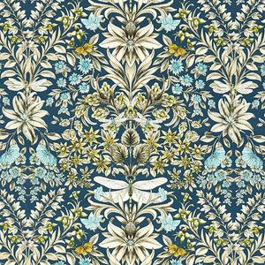 Clarke & Clarke Mirabell Fabric Midnight