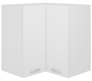 Hanging Corner Cabinet White 57x57x60 cm Chipboard