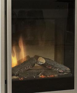 Suncrest Dallas Electric Fire Suite with Flat to Wall Fitting - White & Black