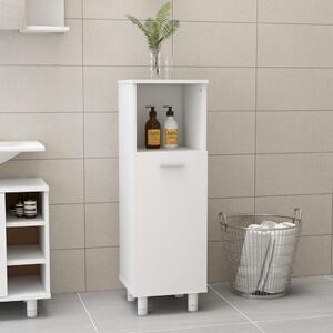 Bathroom Cabinet White 30x30x95 cm Chipboard