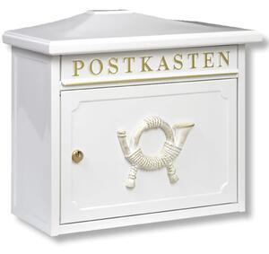 BURG-WÄCHTER Letterbox Sylt 1883 W Steel White