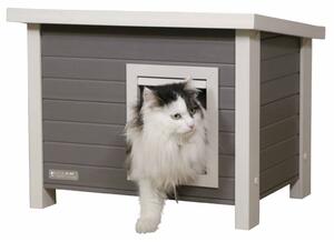 Kerbl ECO Cat House Eli 57x45x43cm Grey and White