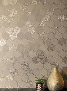 DUTCH WALLCOVERINGS Wallpaper Honeycomb Champagne