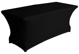 Perel Rectangular Table Cover Stretch Black