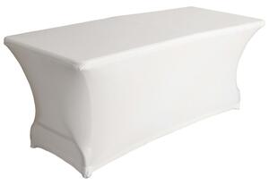 Perel Rectangular Table Cover Stretch White