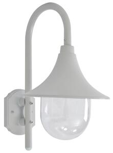 Garden Wall Lamp E27 42 cm Aluminium White