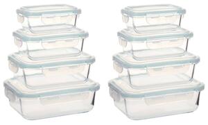 Glass Food Storage Containers 8 Pieces