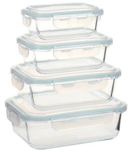 Glass Food Storage Containers 4 Pieces