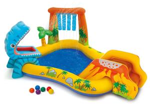 INTEX Inflatable Pool Dinosaur Play Center 249x191x109 cm 57444NP