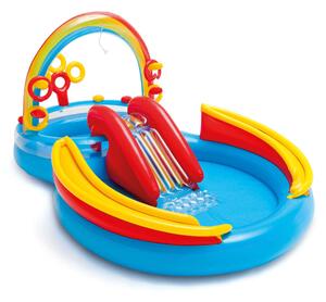 INTEX Inflatable Pool Rainbow Ring Play Center 297x193 x135 cm 57453NP