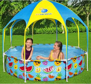 Bestway Steel Pro UV Careful Above Ground Pool for Kids 244x51 cm