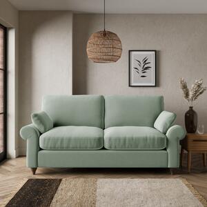 Salisbury Luxury Velvet 2 Seater Sofa Light Green