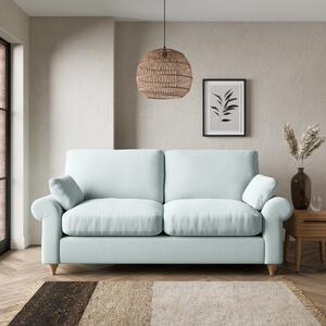 Salisbury 2 Seater Sofa Slub Cotton Blend Light Mineral