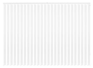 Vertical Blinds White Fabric 120x180 cm