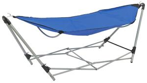 Hammock with Foldable Stand Blue