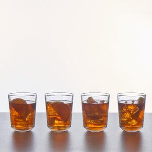 Set of 4 Rayo Old Fashioned Tumblers Clear