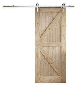 Cottage FLB Sliding Barn Door with Provincial Track 2073 x 862mm