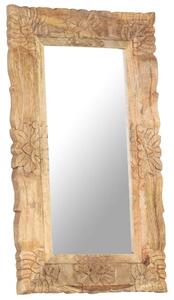 Mirror 80x50 cm Solid Mango Wood