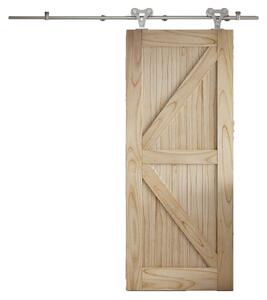 Cottage FLB Sliding Barn Door with Elegant Track 2073 x 862mm