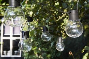 Luxform Solar-operated Party Lights with 10 LEDs Menorca Transparent