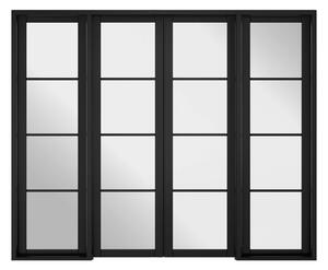 Soho - Room Divider W8 - Black - 2031 x 2478 x 35mm