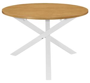 Dining Table White 120x75 cm MDF