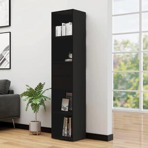 Book Cabinet Black 36x30x171 cm Engineered Wood