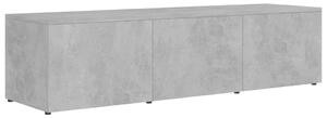 TV Cabinet Concrete Grey 120x34x30 cm Engineered Wood