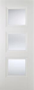 Amsterdam Internal Glazed Primed White 3 Lite Door - 686 x 1981mm