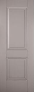 Arnhem Internal Primed Silk Grey 2 Panel Door - 838 x 1981mm
