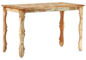 Dining Table 120x60x76 cm Solid Reclaimed Wood