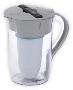 ZeroWater 8 Cup Round Water Pitcher Jug Grey and Clear