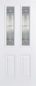 Malton External Glazed White GRP 2 Lite Door - 838 x 1981mm