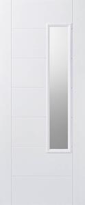 Newbury External Glazed White GRP 1 Lite Door - 813 x 2032mm