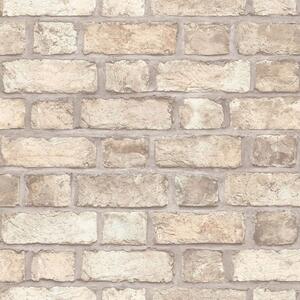 Noordwand Homestyle Wallpaper Brick Wall Beige and Grey