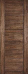 Vancouver Internal Walnut Laminate 5 Panel Door - 686 x 1981mm